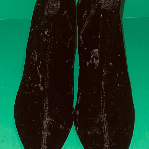 Vagabond shoemakers Black Velvet Esther Ankle Boots Booties (G) - Picture 2 of 3